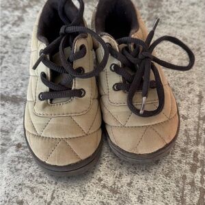 Zara Kids Beige Quilted Sneakers